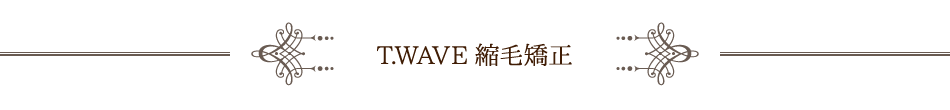 T.WAVE縮毛矯正